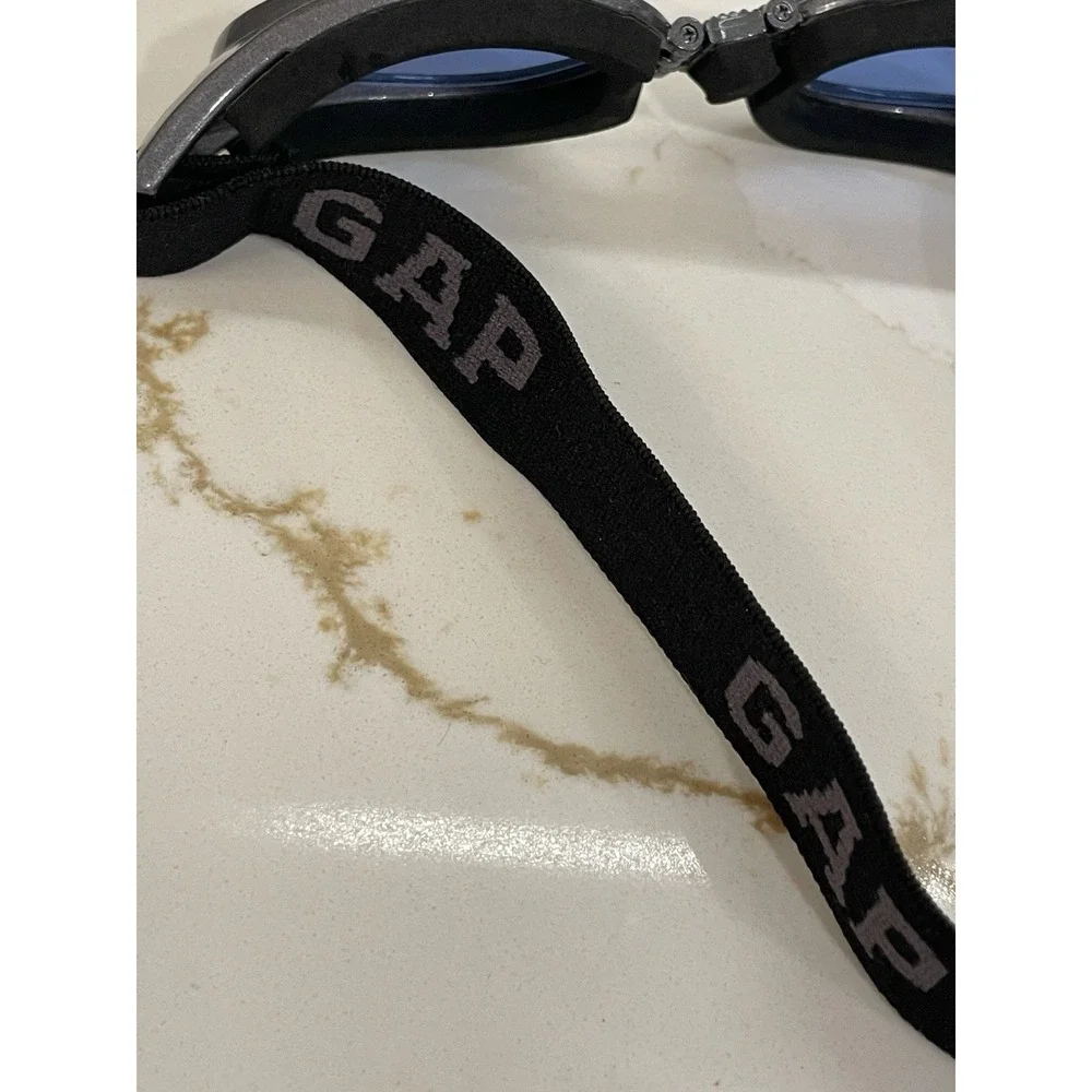 Vintage Y2K GAP Goggles Adjustable Folding Logo Grey‎ Cyberpunk Riding Sports